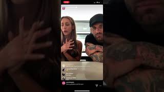 Carmella and Corey Graves IG Live