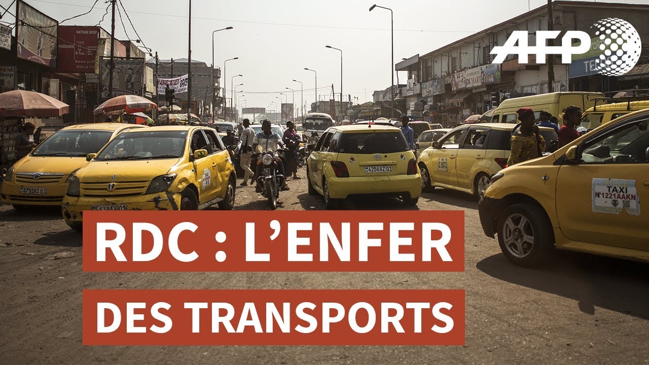 La mégalopole Kinshasa saturée dès 7h du matin