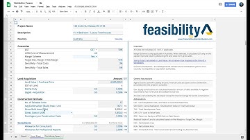 Validation Feasibility - Functionalities