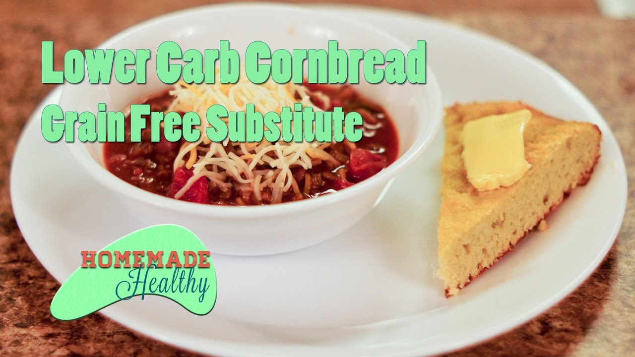 Lower Carb Cornbread Substitute with GrainFree Coconut Flour YouTube