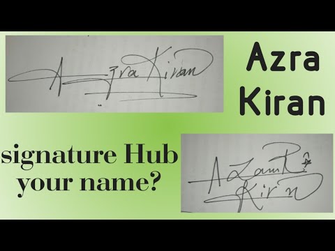 Azra kiran | Signature Ideas