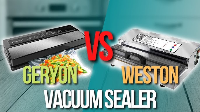 Geryon E2900-M-BK Vacuum Sealer Machine - Black 696598830749