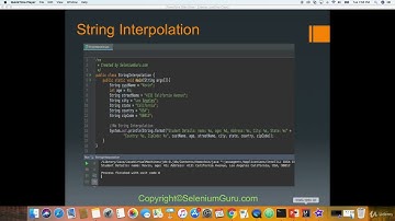 JAVA Series 2024 - 20 String Interpolation