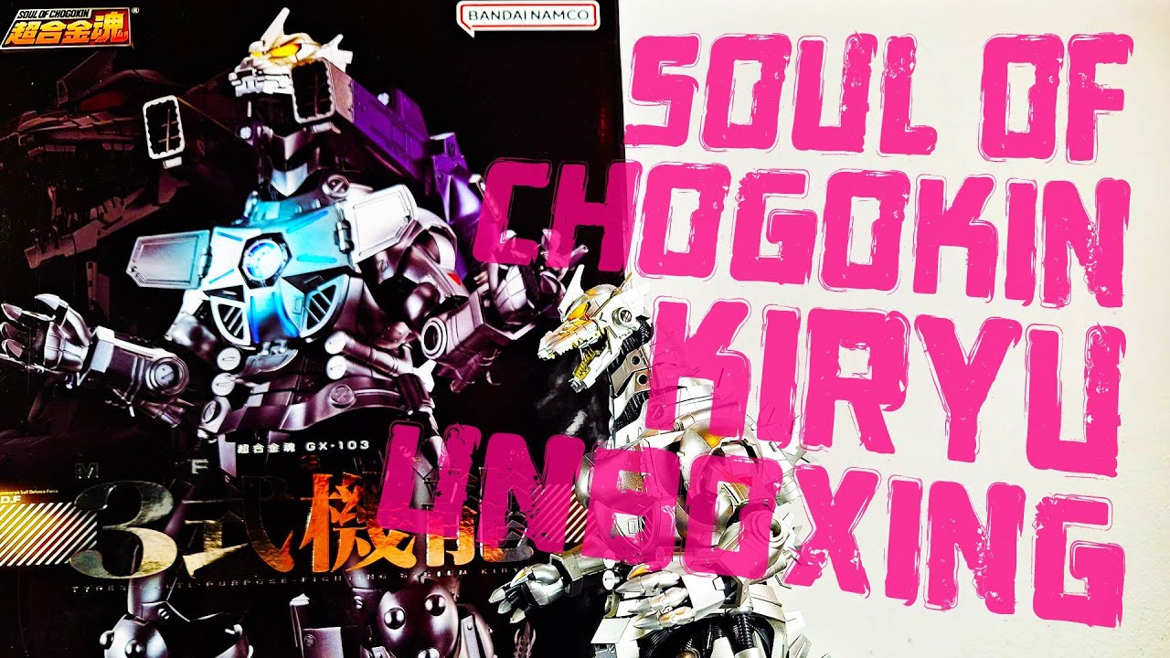 SOUL OF CHOGOKIN GX-103 MFS-3 KIRYU | Unboxing - YouTube