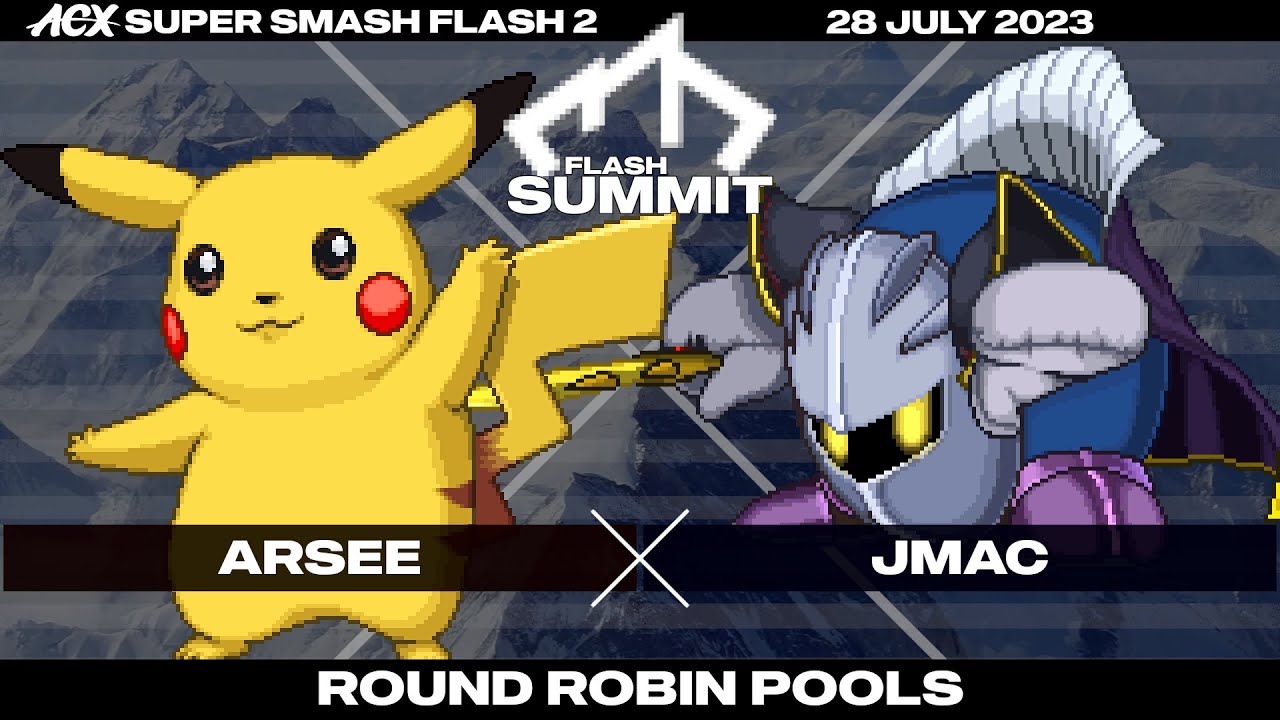 Arsee (Pikachu) vs Jmac (Meta Knight) - Pools - Flash Summit 5