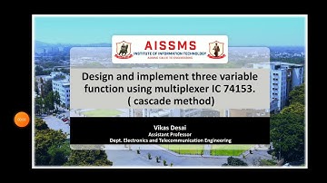 Variable Function using Multiplexer IC 74153