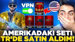 AMERİKADAKİ SETİ VPN İLE TÜRKİYE SUNUCUSUNA GETİRİP SATIN ALDIM! 😱 (STAR CHALLENGE SETİ) PUBG Mobile