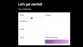 Form with Slider in Tailwind CSS | HTML #html #webdevelopment  #css  #tailwindcss #htmlforms #forms