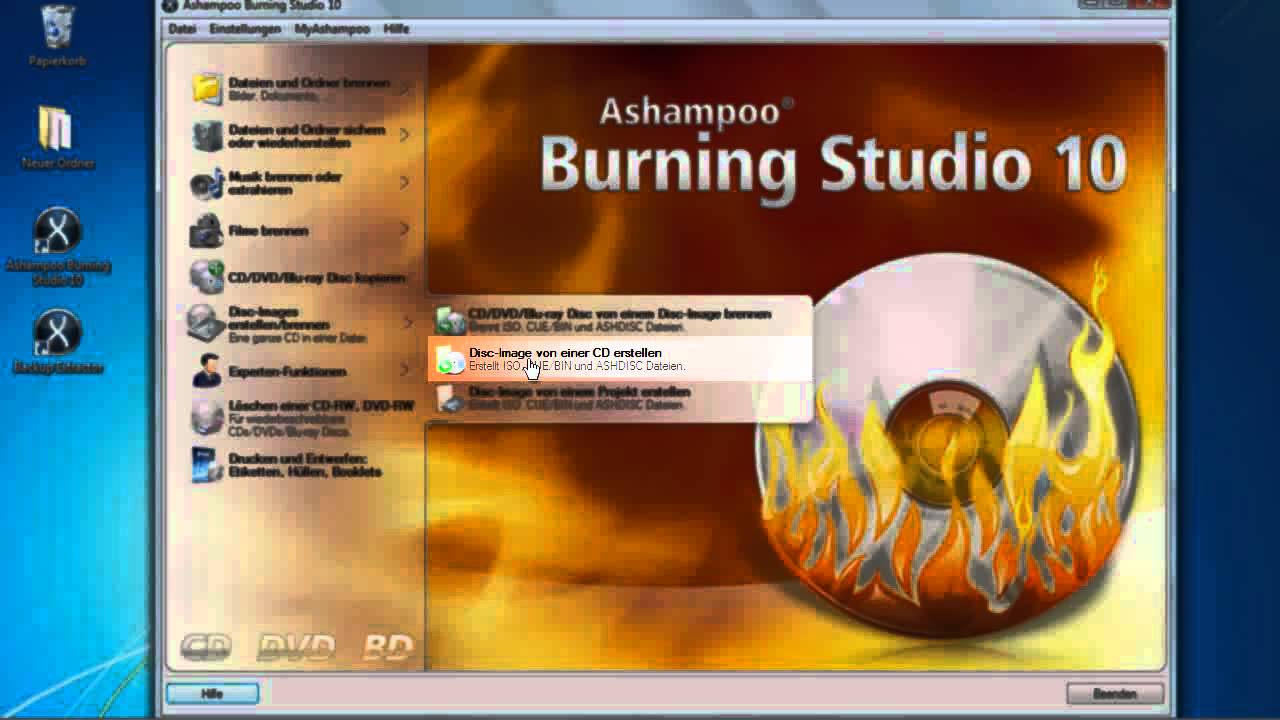 ashampoo burning studio burning