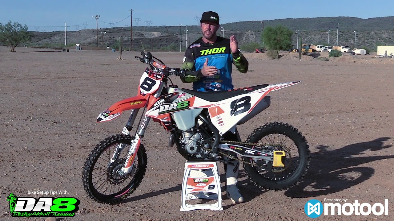 Dirt Bike Setup Tips with Destry Abbott YouTube