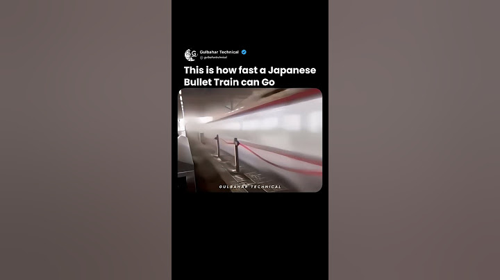 How FAST Can a Japanese Bullet Train Go?! You Won’t Believe It! 🤯