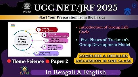 Group Development Model of Tuckman l Resource Management l Home Science l UGC NET & WB SET l Paper 2