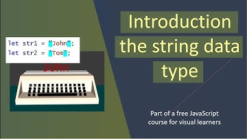 Introduction to the string data type