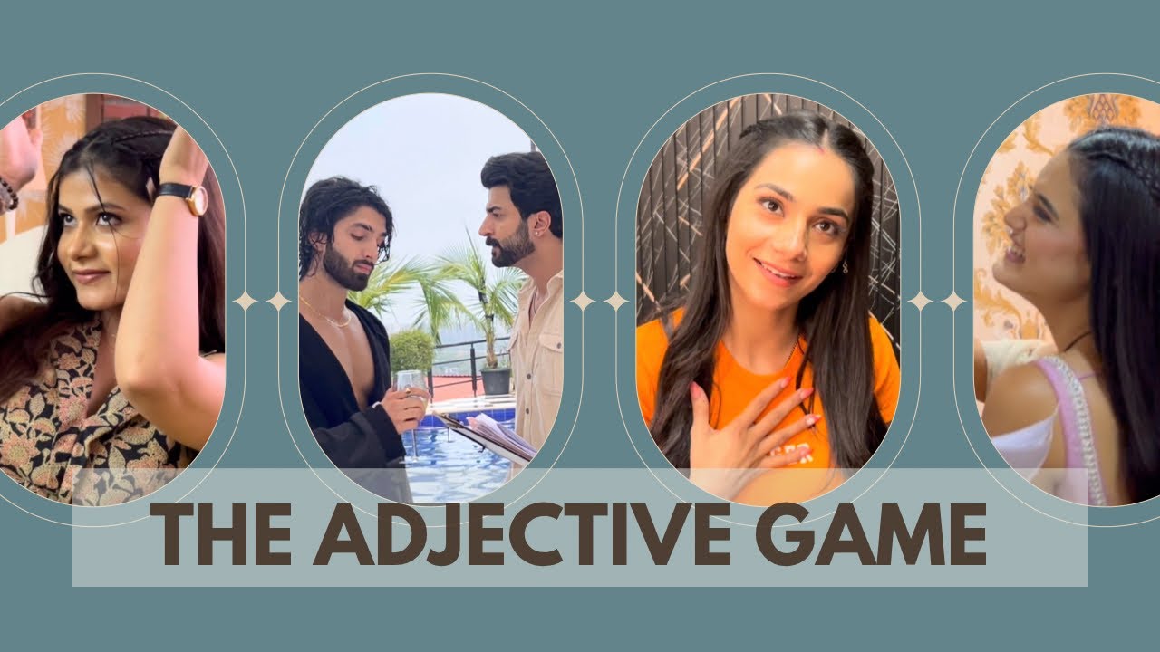 Set pe khela Adjective Game😂❤️| Kaun hai Moody humare set pe!? #rageet #jahm #smita #zeetv #reet