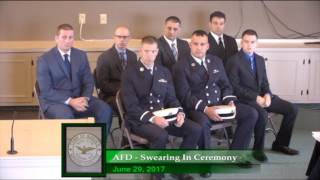 Auburn Fire Department Swearing In Ceremony - June 29, 2017