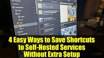 4 Easy Ways to Save Shortcuts to Self-Hosted Services Without Extra Setup