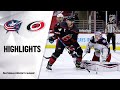 Blue Jackets @ Hurricanes 3/18/21 | NHL Highlights