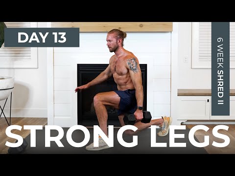 Day 13: 30 Min STRONG LEGS WORKOUT [Squats + Lunges] // 6WS2