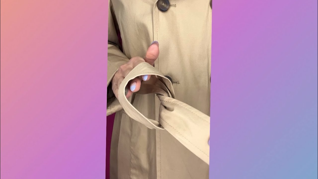 Best way to tie your coat belt  