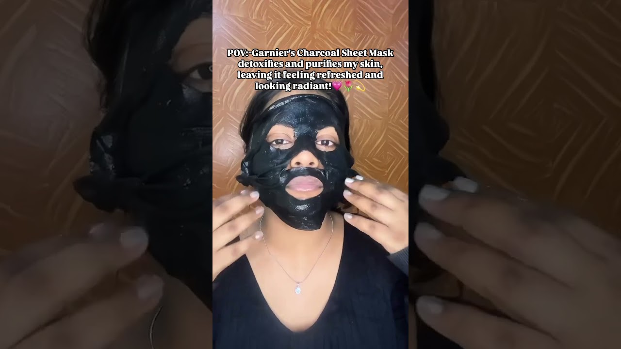Charcoal sheet mask✨ 