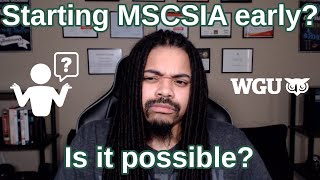 WGU | I can do the Masters degree in Cybersecurity early?!?