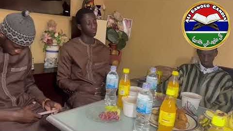 القارئ محمد درام يقرأ #سورة العلق مقلدا #الشيخ عبد الباسط، مع آل داود في #غامبيا