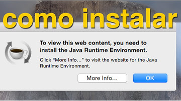 Como arreglar/ Instalar Java Runtime Environment en OSX Yosemite