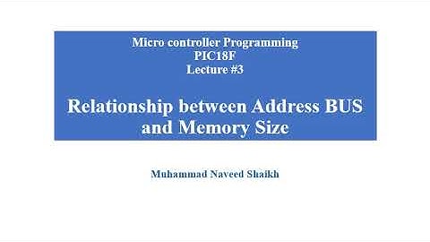 How to calculate memory size ?|| How to calculate number of bits in Address