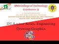 1.Projection of Lines I Engineering Graphics I SNS Institutions
