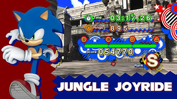 Sonic Generations: Jungle Joyride Speedrun (no skills)