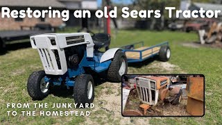 Restoration of an old Sears Tractor