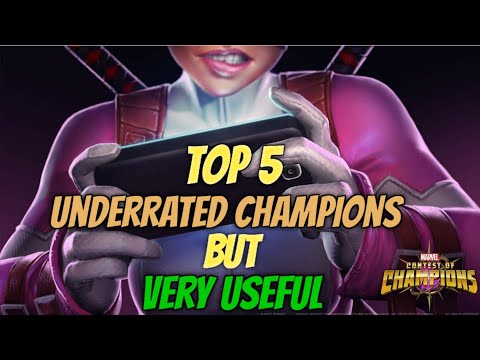 Top 5 Underrated Champions but very useful- Marvel Contest of Champions