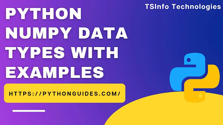 Python NumPy Data Types with Examples