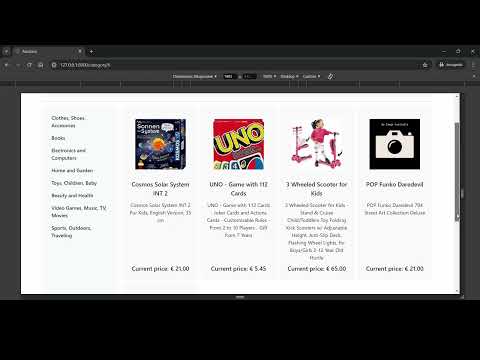 Commerce Project for CS50's Web Programming with Python and JavaScript