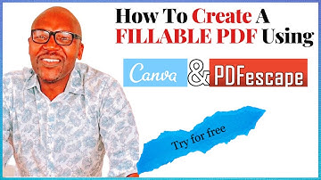 How To Create A Fillable PDF with Canva & PDFescape | Tutorial