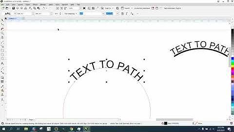 Corel Draw Tips & Tricks Underline font with Text to Path