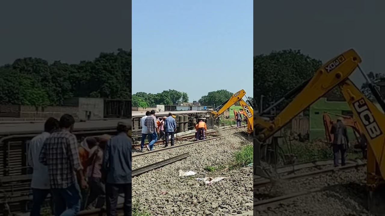 North East express train accident at raghunathpur