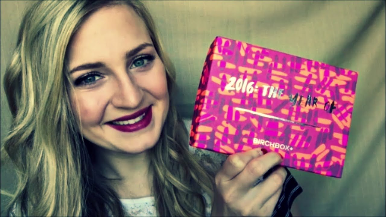 BIRCHBOX Unboxing January 2016 YouTube