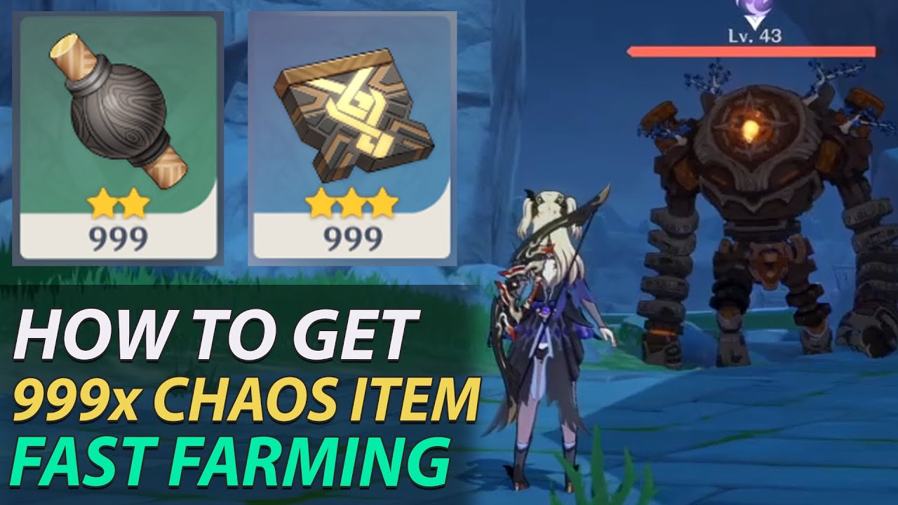 How to Farm 999x Chaos Device Circuit Core Genshin Impact YouTube