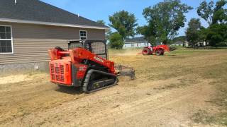 Kubota Track Loader with soil conditioner