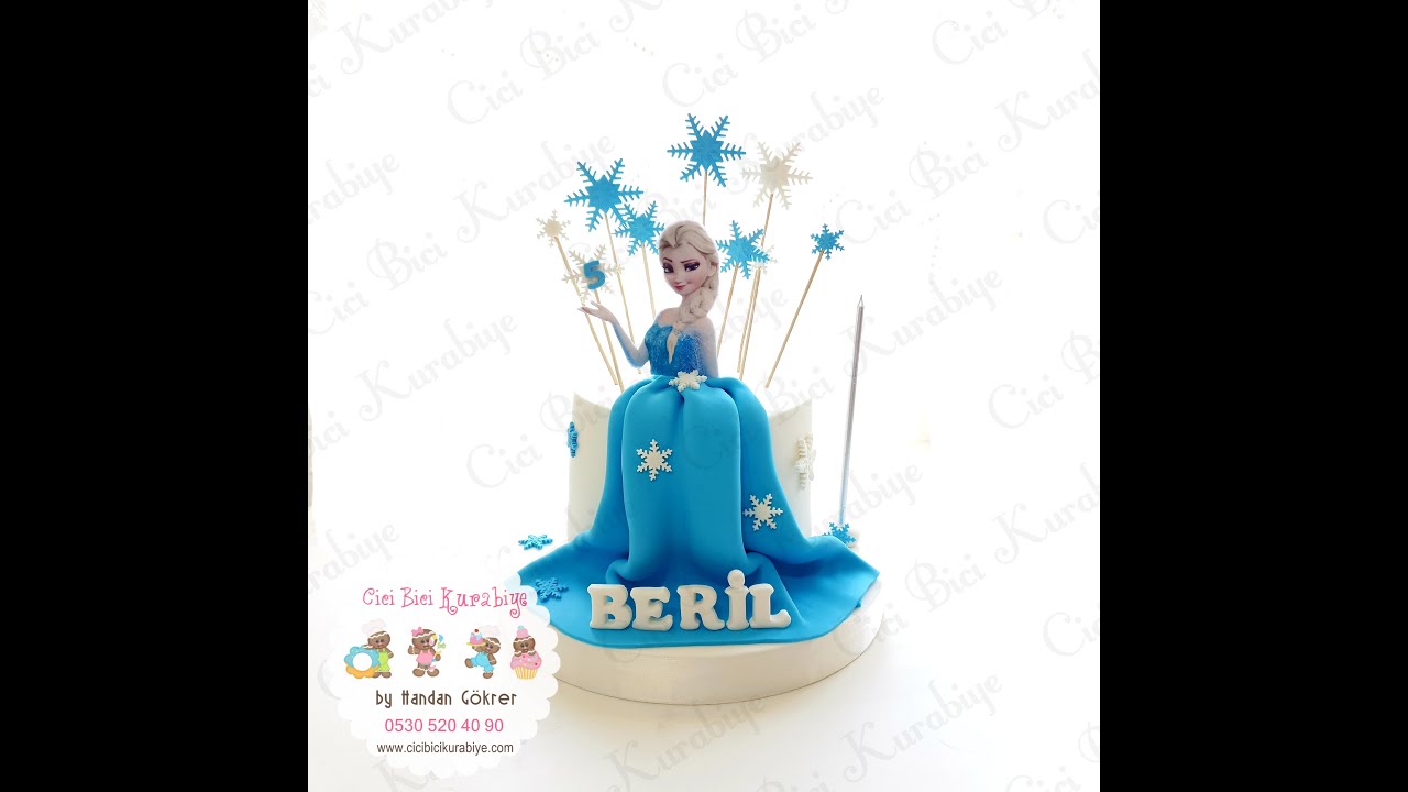 Elsa Cake Tutorial / Elsa Pasta Yapımı YouTube