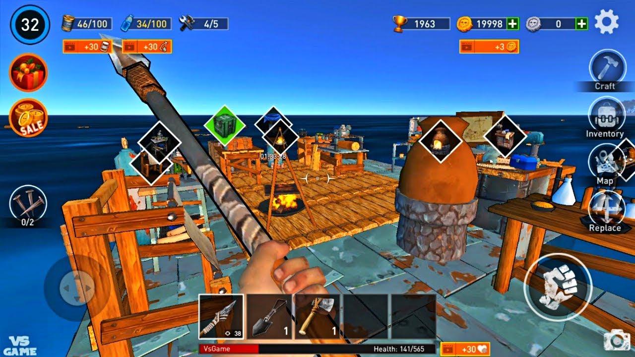 Survival On Raft Ocean Nomad Android Gameplay Youtube