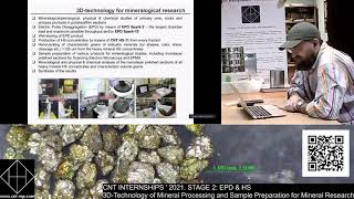 CNT INTERNSHIPS ' 2021. STAGE 2: EPD & HS 3D-Technology of Mineral Processing and Sample Preparation