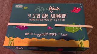 Pets at home Aquatown 24 litre tank unboxing/review