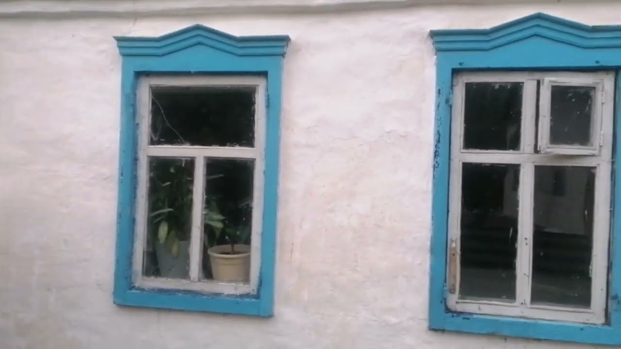 Замена окон на пластиковые в доме из самана.