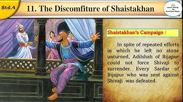 The Discomfiture of Shaistakhan | std 4 | lesson no.11 | EVS Part 2 | Maharashtra State Board