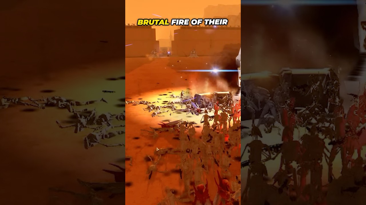 Clone Wars WALL FORTRESS vs 5,000 Droid Invasion… #starwars #battle