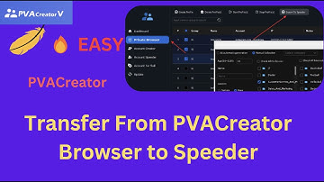 Automate Bulk Account Creation and Transfer Accounts in PVACreator  #pvacreator #browsertips #pva