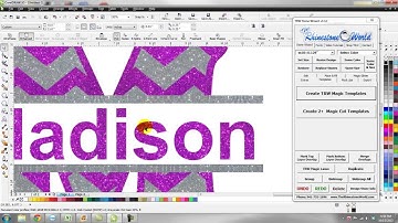 How to Create a Custom Glitter Shirt design in 2 Minutes TRW Stone Wizard CorelDraw