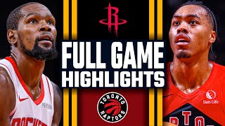 Houston Rockets Vs Toronto Raptors - Full Game Highlights October 29, 2025 Nba Season